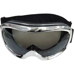 4Bikers Motorglasögon Cross Chrome