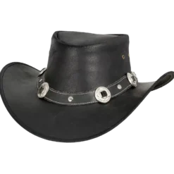 4Bikers Skinnhatt Svart Concho