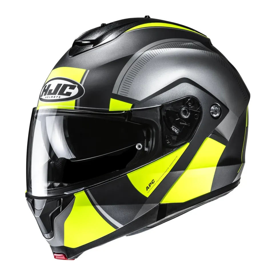 HJC Hjälm C91N Jyn Fluo Gul/Grå MC3HSF