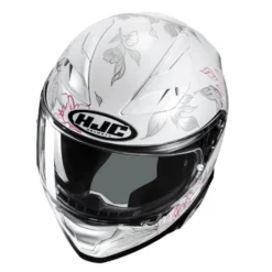 HJC Hjälm F71 Eliz Vit/Rosa MC8
