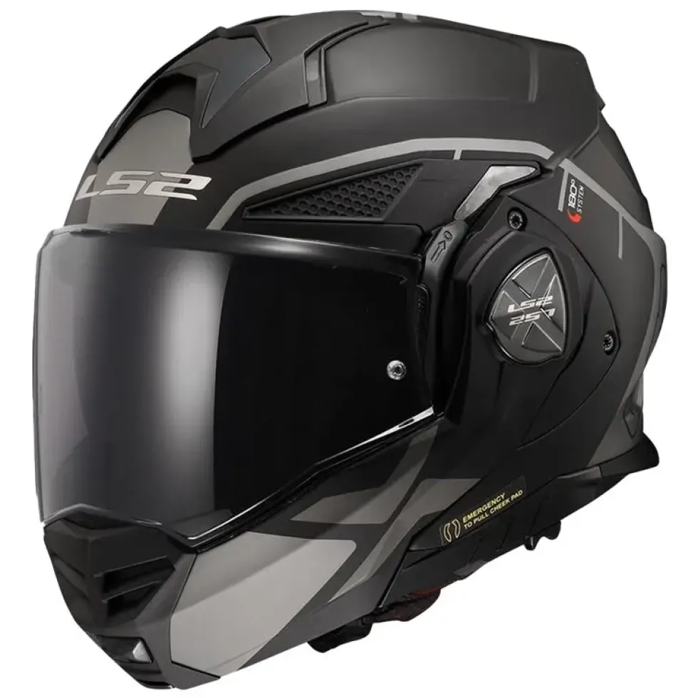 Hjälm Ls2 Ff901 Advant X Metryk Matt Titangrå