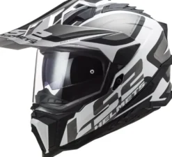 Hjälm Ls2 Mx701 Explorer Alter Matt Svart/Vit