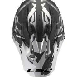 Hjälm Ls2 Mx708 Fast Ii Grotesk Svart/Grå