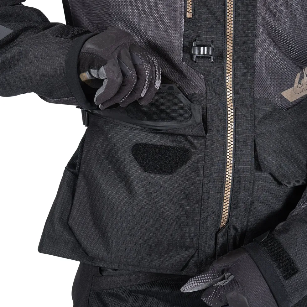 Leatt Jacka ADV FlowTour 5.5 Stealth Svart/Grå