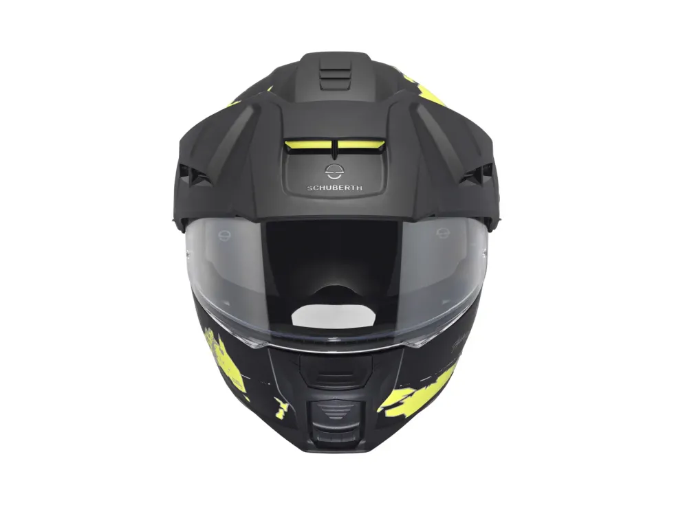 Schuberth Hjälm E2 Atlas matt gul/grå