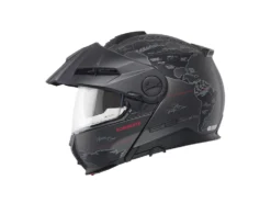 Schuberth Hjälm E2 Atlas mattsvart/röd